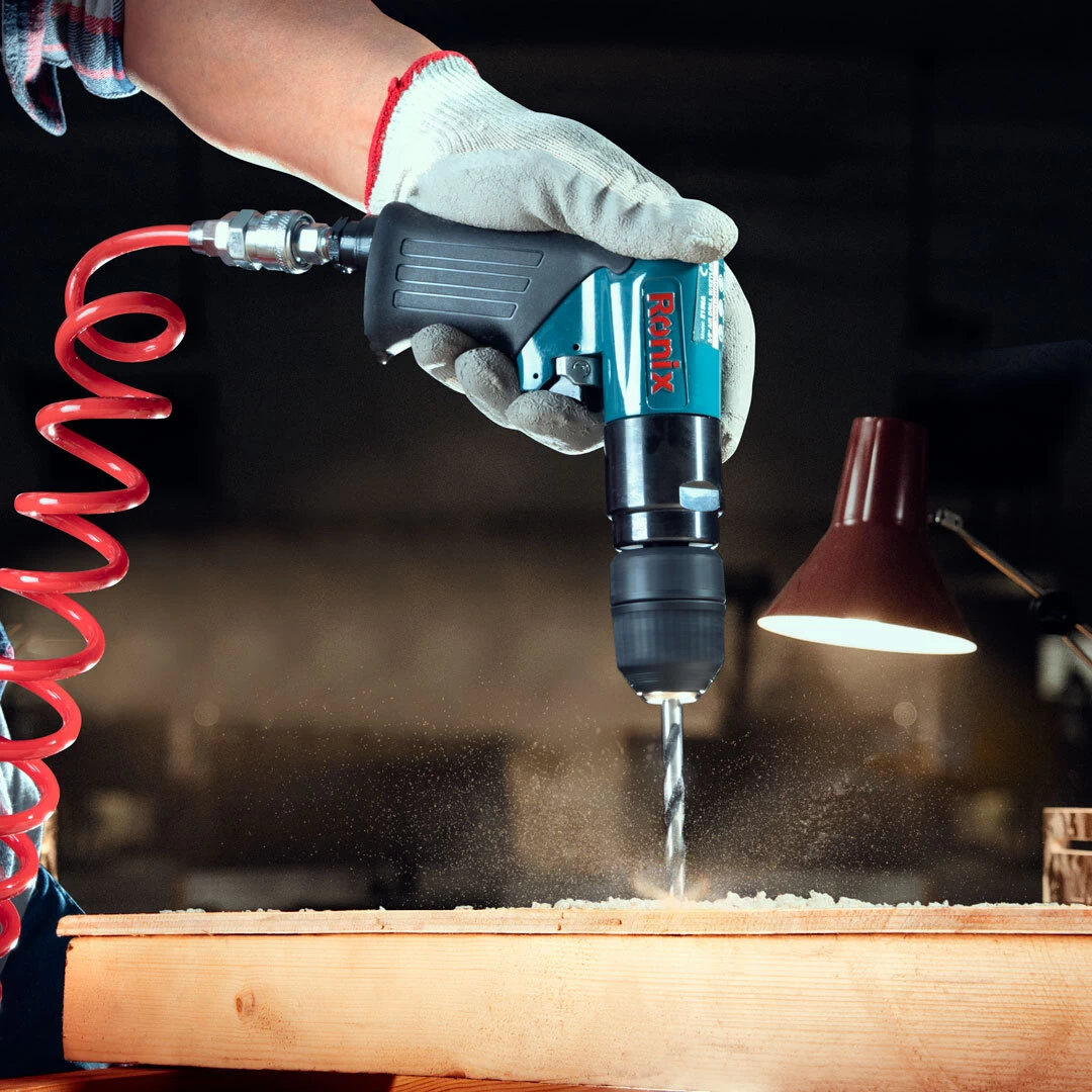 دریل بادی 10 میلی‌متری اتوماتیک رونیکس مدل 2138A